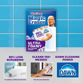 Mr. Clean Magic Eraser Foaming Sponge | Ultra Foamy | Cuts Through Grease | Fresh Scented | 5 Count, Pack of 4