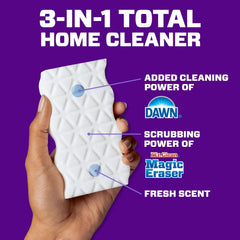 Mr. Clean Magic Eraser Foaming Sponge | Ultra Foamy | Cuts Through Grease | Fresh Scented | 5 Count, Pack of 4